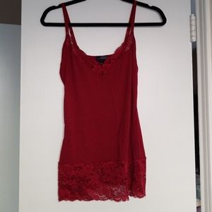 Red Lace Tank